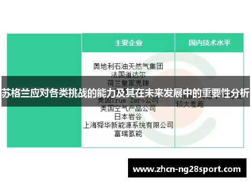 苏格兰应对各类挑战的能力及其在未来发展中的重要性分析